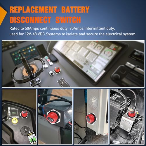 Nilight Battery Disconnect Switch 300A Master Disconnector - Product Imagery