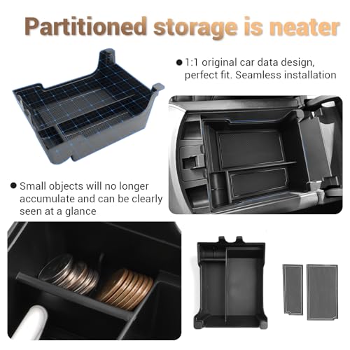 for 2024 Ford Edge Center Console Organizer Tray for 2021-2024 - Product Imagery