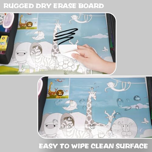 MENZOKЕ Kids Travel Tray, Road Trip Activities for Kids Toddlers - Product Imagery