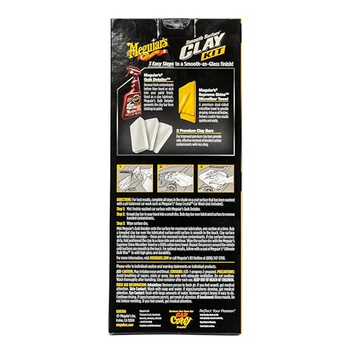 Meguiar's Smooth Surface Clay Kit - Product Imagery