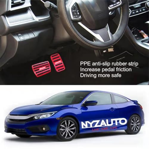 Anti-Slip Performance Foot Pedal Pads Compatible with Honda - Product Imagery