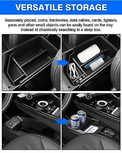 Autorder 2PCS Center Console Organizer for 2022-2026 Kia EV6 - Product Imagery