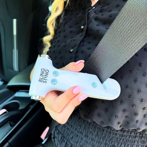 BLINGSTING Safety Hammer - Emergency Automotive Escape Tool with - Product Imagery