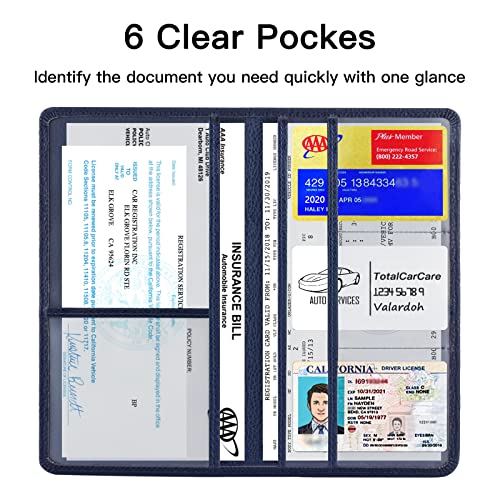 Valardoh Premium Car Registration and Insurance Card Holder, Car - Product Imagery