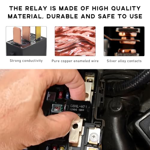 2 PCS Car AC Relay, G8HL-H71 AC and Starter Relays, Multiple Use - Product Imagery