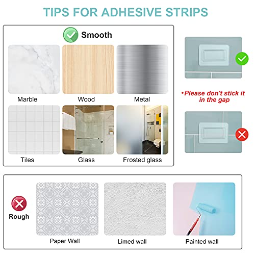 GFWARE Toothbrush Holder Toothpaste Dispenser Wall Mounted with - Product Imagery