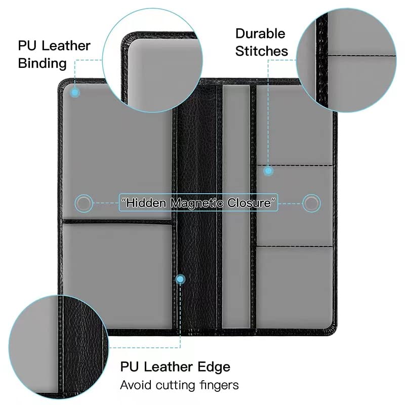 Valardoh Premium Car Registration and Insurance Card Holder, Car - Product Imagery