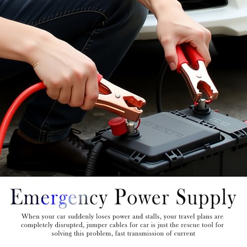 67" Car Jumper Cables Heavy Duty,Jumper Cables for Car Battery - Product Imagery