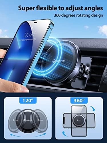 VICSEED for MagSafe Car Mount [Upgraded Strongest Magnet Power] - Product Imagery