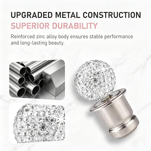 Bling Car Cigarette Lighter Plug, Rhinestone Decorative - Product Imagery