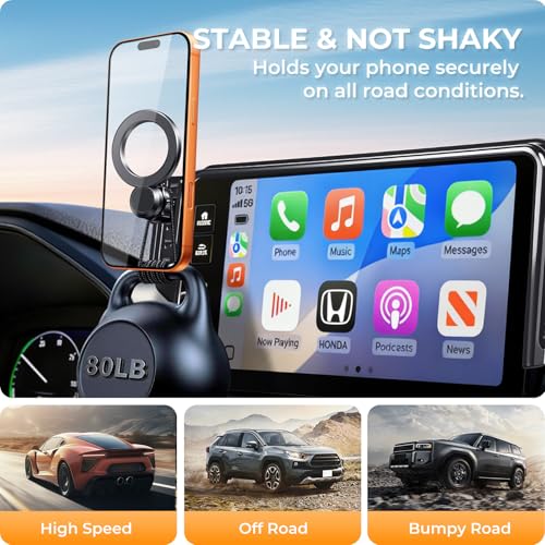 Car Phone Holder for Honda CRV & HRV 2026 2025 2024 2023 (Only - Product Imagery