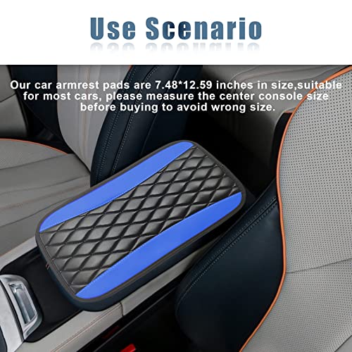 Car Center Console Cover, Universal Leather Waterproof Armrest - Product Imagery