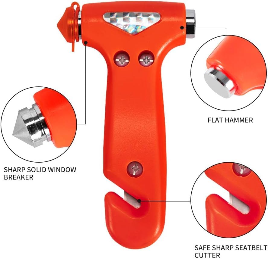 MOTORBUDDY Seatbelt Cutter and Window Breaker for Cars,Glass - Product Imagery