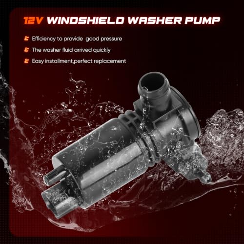 cciyu Front Rear Windshield Washer Pump Fit For Nissan For Tiida - Product Imagery