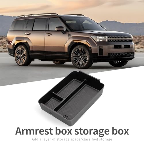 smabee Center Console Organizer for Hyundai Santa Fe 2024 2025 - Product Imagery