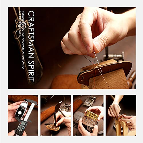 KUNIO Car Key Fob Cover Case Fit for Genesis G80 GV80 G70 GV70 - Product Imagery