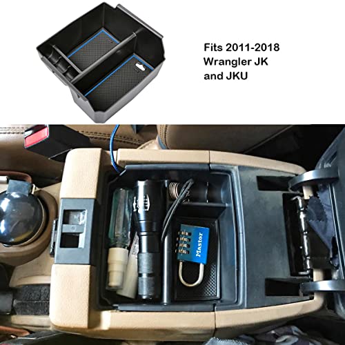 Center Console Organizer Tray for Jeep Wrangler JK/JKU - Product Imagery