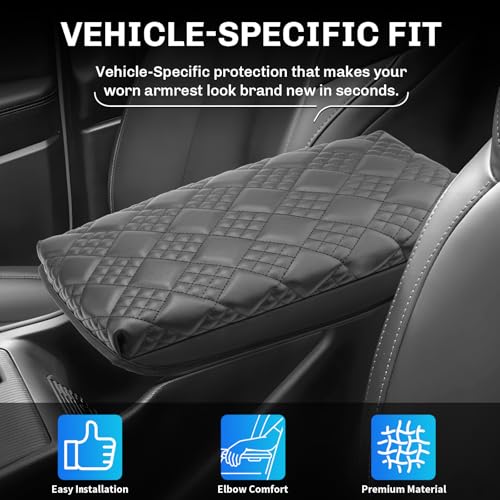 SXCY for 2026 Jeep Cherokee Armrest Cover for 2026 Jeep Cherokee - Product Imagery