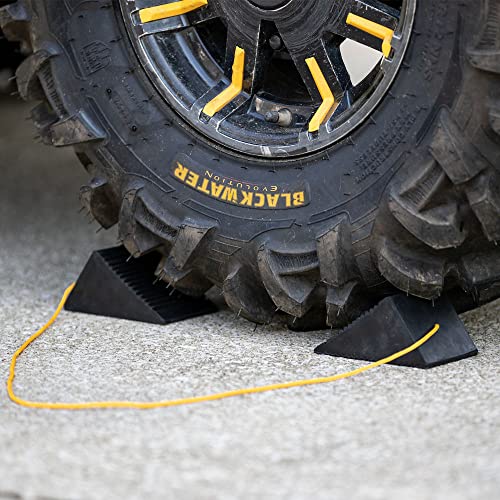 Buyers Products WC35225 Mini Rubber Wheel Chock Set, 5 x 3 x - Product Imagery