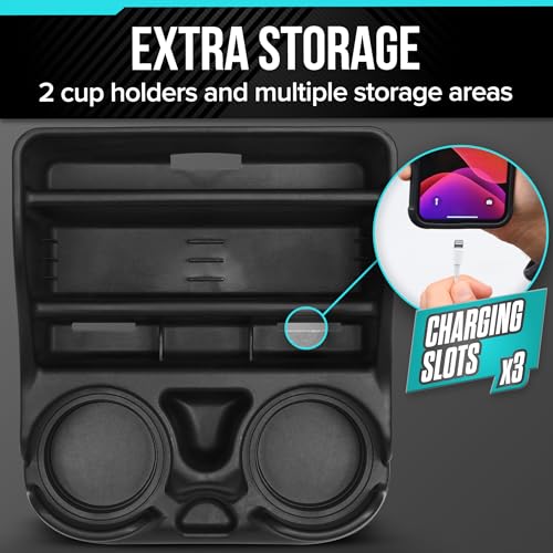 Moblorg Small Center Console for Cars, Trucks, Minivans, SUVs, - Product Imagery