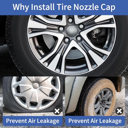 20 Pcs Tire Valve Caps,Valve Stem Caps for SUV Car Bike - Product Imagery