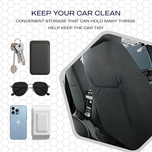 Skechers Memory Foam Car Seat Covers, Air Cool Mesh Thick Seat - Product Imagery