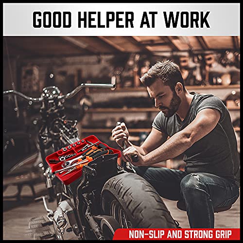 SEDY Premium Silicone Tool Tray, Automotive Non-Slip Flexible - Product Imagery