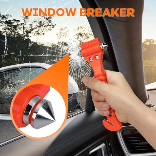 SINSEN Car Safety Hammer Set of 2 Emergency Escape Tool Auto Car - Product Imagery