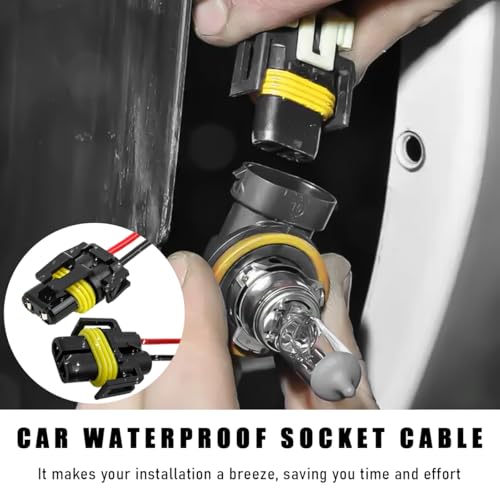 Wevdn 2 PCS 9005 HB3 9006 HB4 9012 Bulb Socket, Headlight - Product Imagery