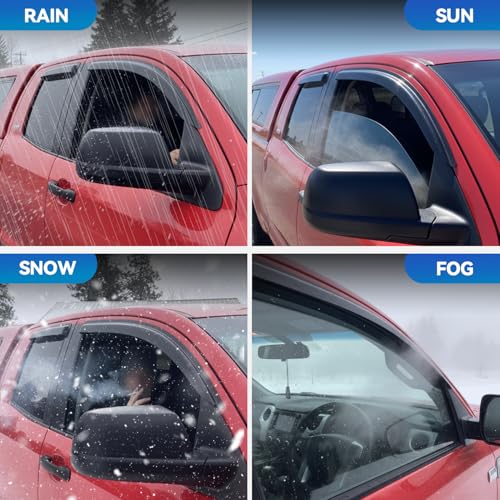 Window Visors Rain Guards for 2011-2017 Honda Odyssey - Product Imagery