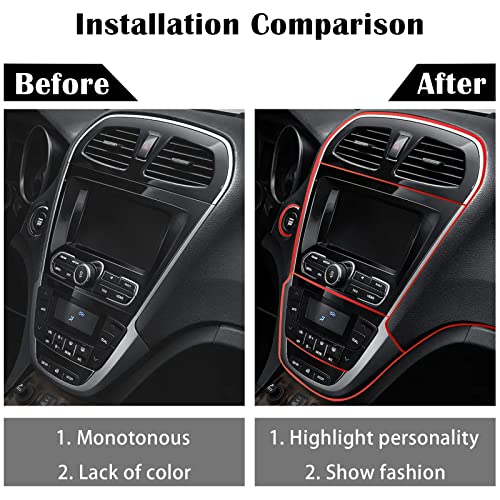 Car Interior Trim Strips,Universal 9.8 ft Car Electroplating - Product Imagery