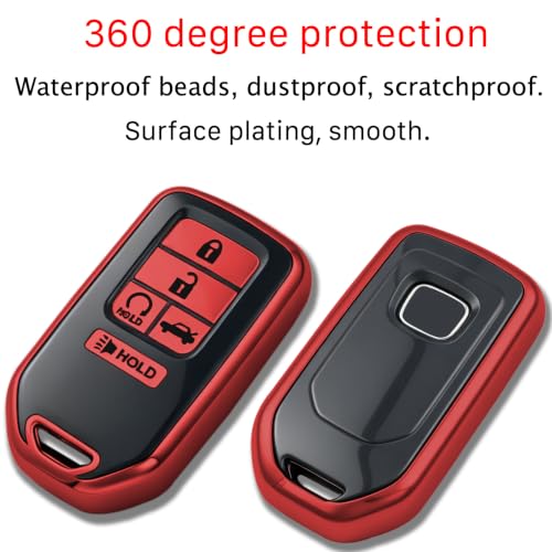 Kirsnda for honda Key Fob Cover with keychian,TPU Protection Key - Product Imagery