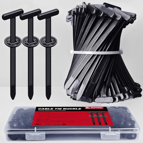 Upgrade Cable Tie Buckle Nylon Universal Heavy Duty Self Lock, - Product Imagery