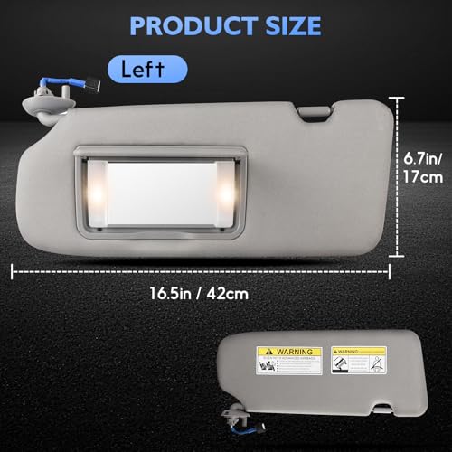 ItranMc Sun Visor Driver Side for 2017-2022 Honda CRV - Product Imagery