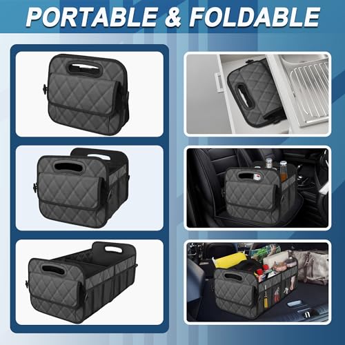 Deosk Car Trunk Organziers and Storage with Reinforced Handles - Product Imagery