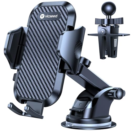 VICSEED 2026 Ultimate Sturdy Car Phone Holder [Upgraded 95+LBS - Product Imagery