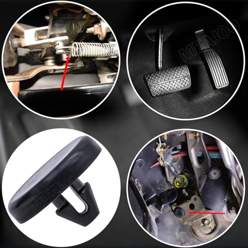 4Pcs Brake Light Switch Stopper Kit - Durable Rubber Pedal Pad- - Product Imagery