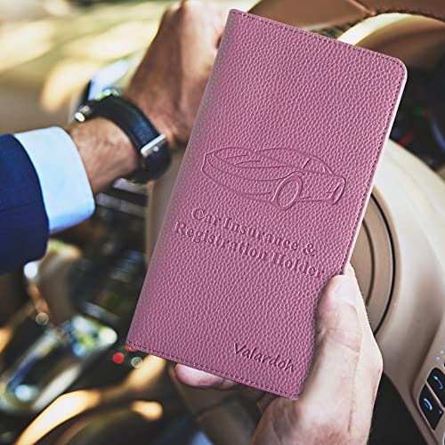 Valardoh Premium Car Registration and Insurance Card Holder, Car - Product Imagery
