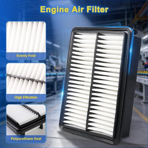 Cabin & Engine Air Filter Kit for 2020-2023 Mazda Cx-30 2.0L, - Product Imagery
