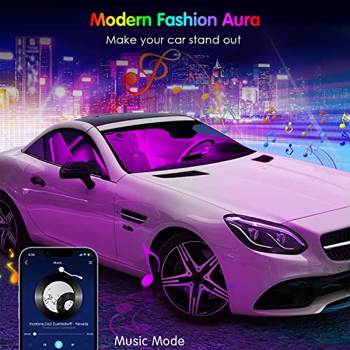Interior Car Lights Keepsmile Car Accessories APP Control with - Product Imagery