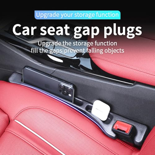 2 Pack Car Seat Gap Filler Stopper/Catcher, No-Drop Guard Insert - Product Imagery