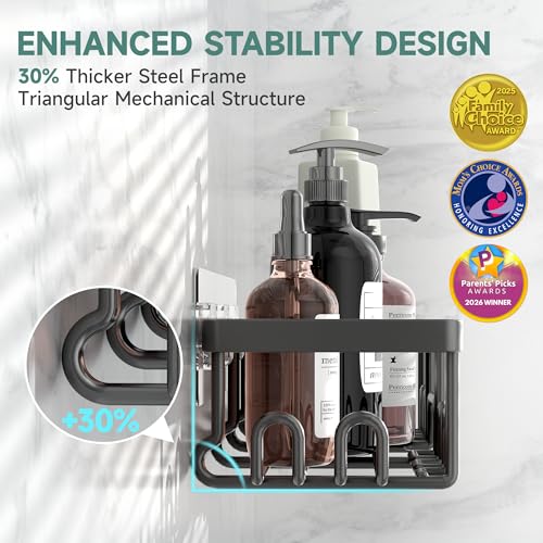 Veken Shower Caddy 6-Pack, Bathroom Organizers and Storage - Product Imagery