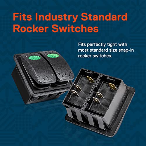 True MODS 2-Slot Rocker Switch Panel Housing Kit Holder Mount - Product Imagery
