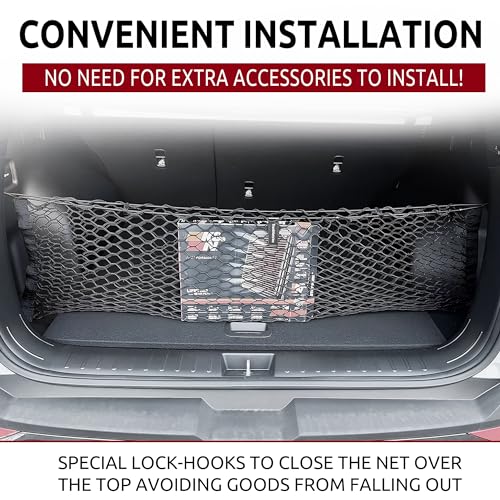 Envelope Style Automotive Trunk Mesh Cargo Net for Hyundai - Product Imagery