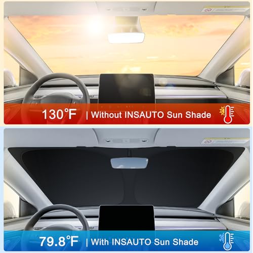 INSAUTO Custom Fit Windshield Sun Shade for Lexus RX 2016-2022 - Product Imagery