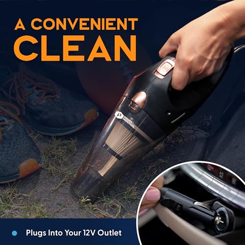 ThisWorx Handheld Car Vacuum, Portable Car Vacuum Cleaner with - Product Imagery