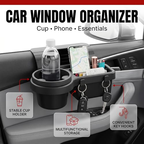 Li&Zhao Window Cup Holders for Vehicles – Versatile Window - Product Imagery