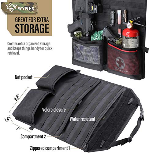 WYNEX Molle Seat Back Car Organizer Fit Most Car F150 Jeeps - Product Imagery