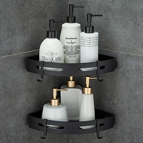 Adhesive Corner Shelf Bathroom Shower Caddy Organizer for - Product Imagery