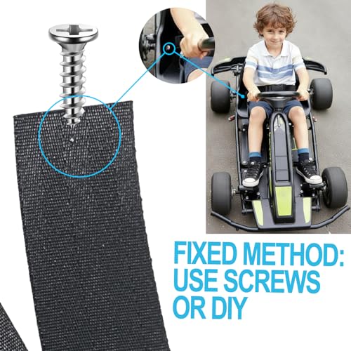 Portable Adjustable Seat Belt for Kids Ride on Power Wheels Toy - Product Imagery